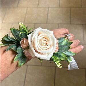 Elegant Floral Wrist Corsage for wedding or prom